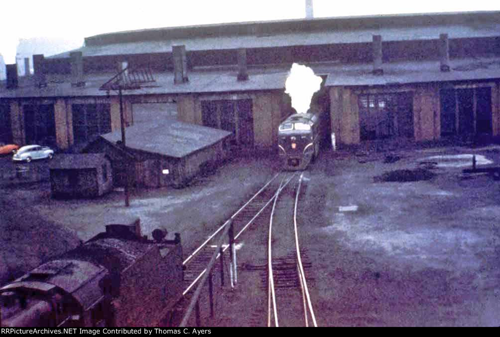 PRR East Altoona Roundhouse, 1955